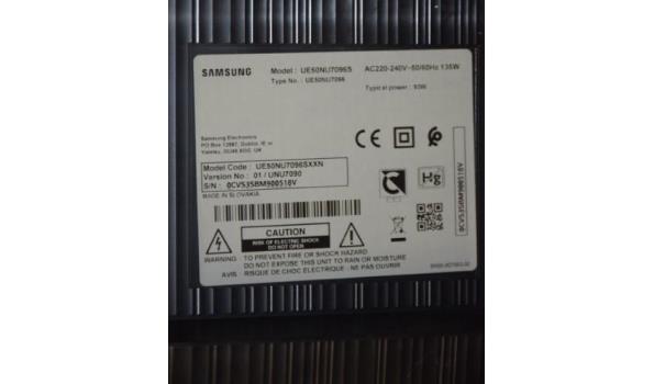 flatscreen tv SAMSUNG, type UE50NU7096S, werking niet gekend